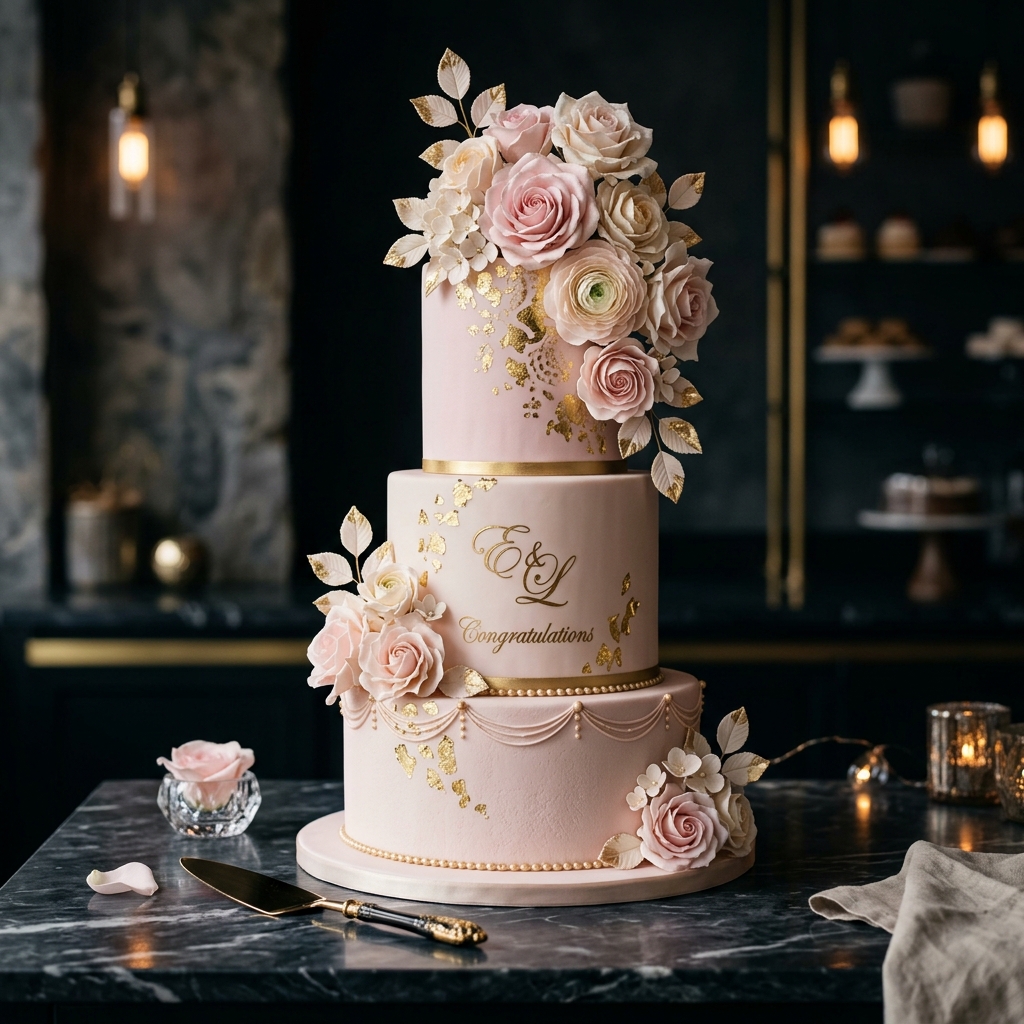 Premium custom cake by Crumble and Co