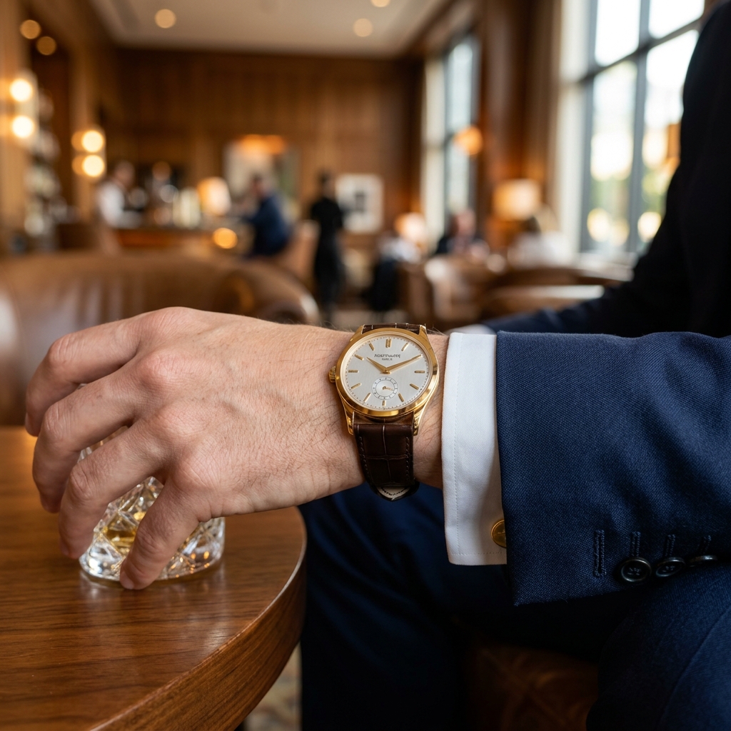 MERIDIAN timepiece on wrist